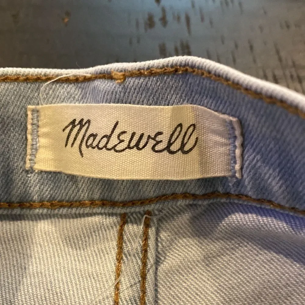 Madewell High Rise Denim Jorts Distressed Denim Jean Shorts‌‌‌‌‌‌‌‌‌‌‌‌‌‌‌‌‌‌